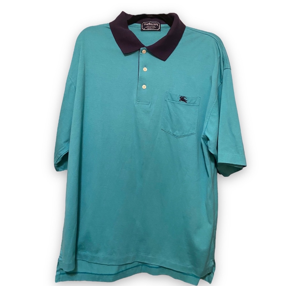Burberry Nova Check Vintage Polo Shirt L